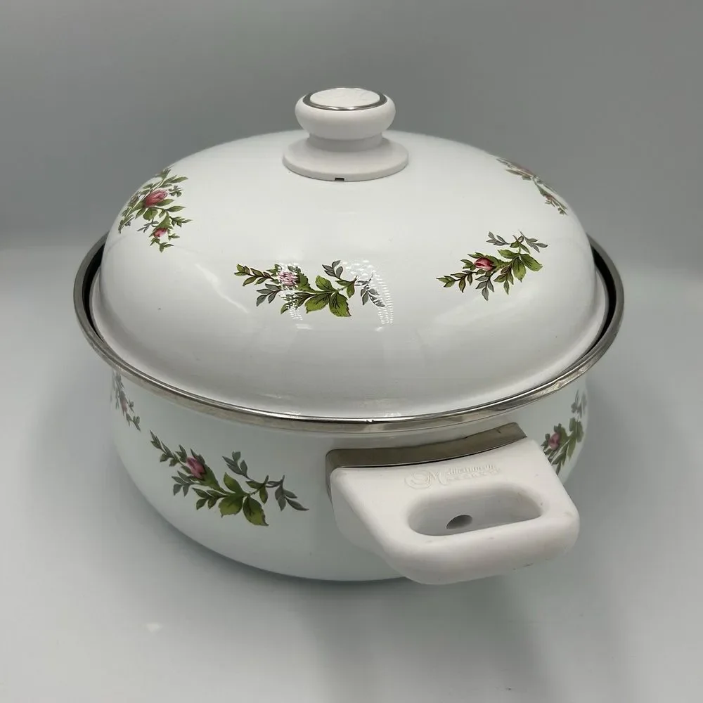 Johann Haviland‎ Floral Ceramic Cookware Pot